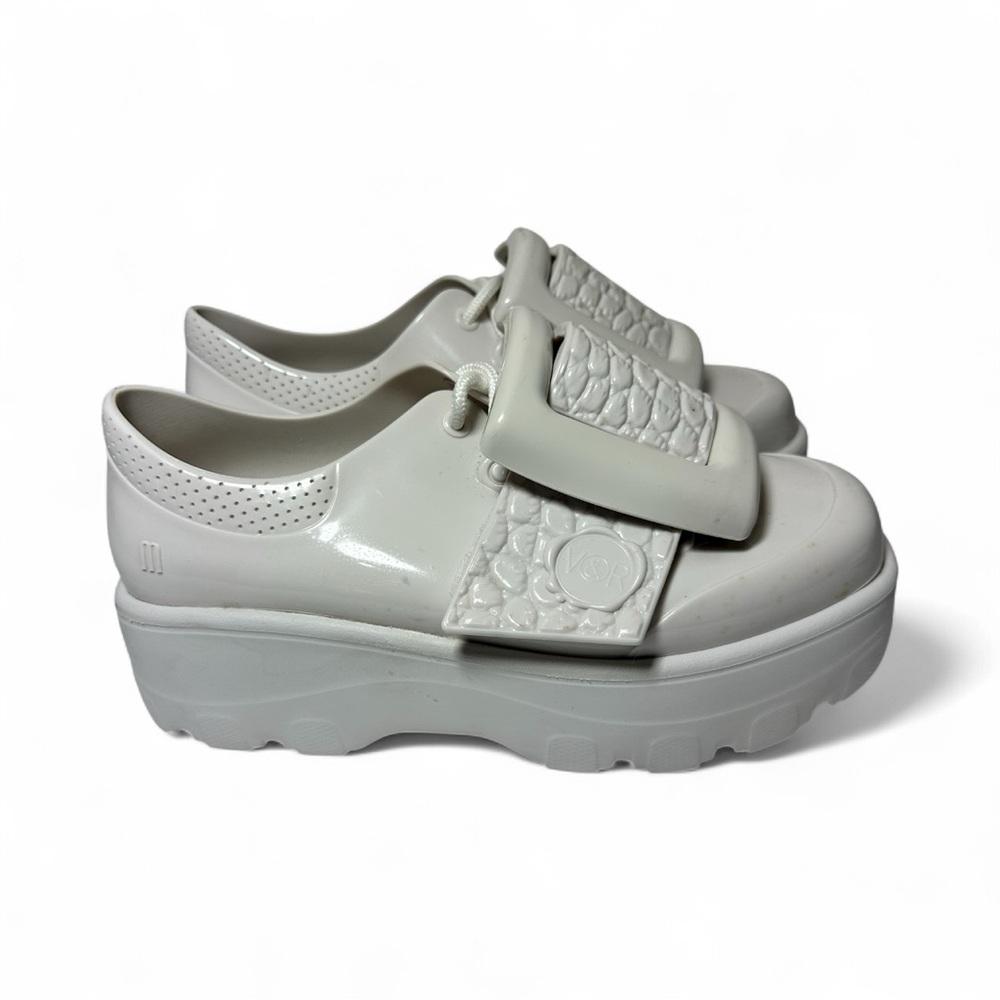 Melissa + Viktor & Rolf Kick Off Buckle Up Platform Jelly Sneakers Women’s 8 - Picture 5 of 11